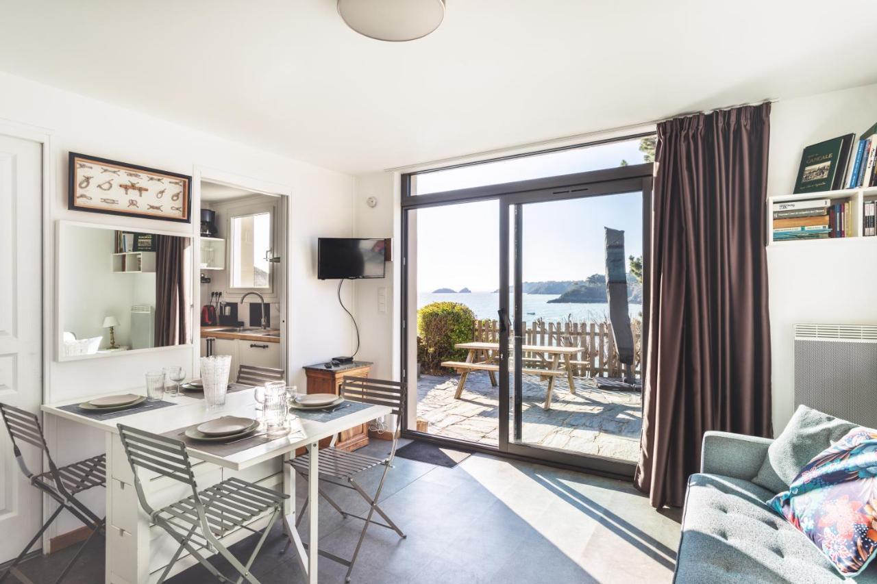 Jardin Sur L'Eau - Appt Vue Mer Cancale Exterior foto